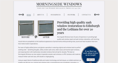 Desktop Screenshot of morningsidewindows.co.uk